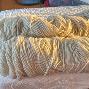 Cream Yarn Skeins
